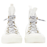 Christian Dior Walk'N'Dior sock knit logo lace high top sneakers
