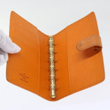 LOUIS VUITTON Epi Agenda PM Day Planner Cover Orange Mandarin R2005H Auth 52883