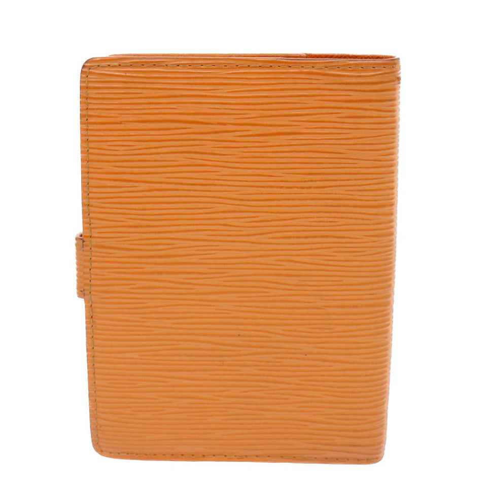 LOUIS VUITTON Epi Agenda PM Day Planner Cover Orange Mandarin R2005H Auth 52883