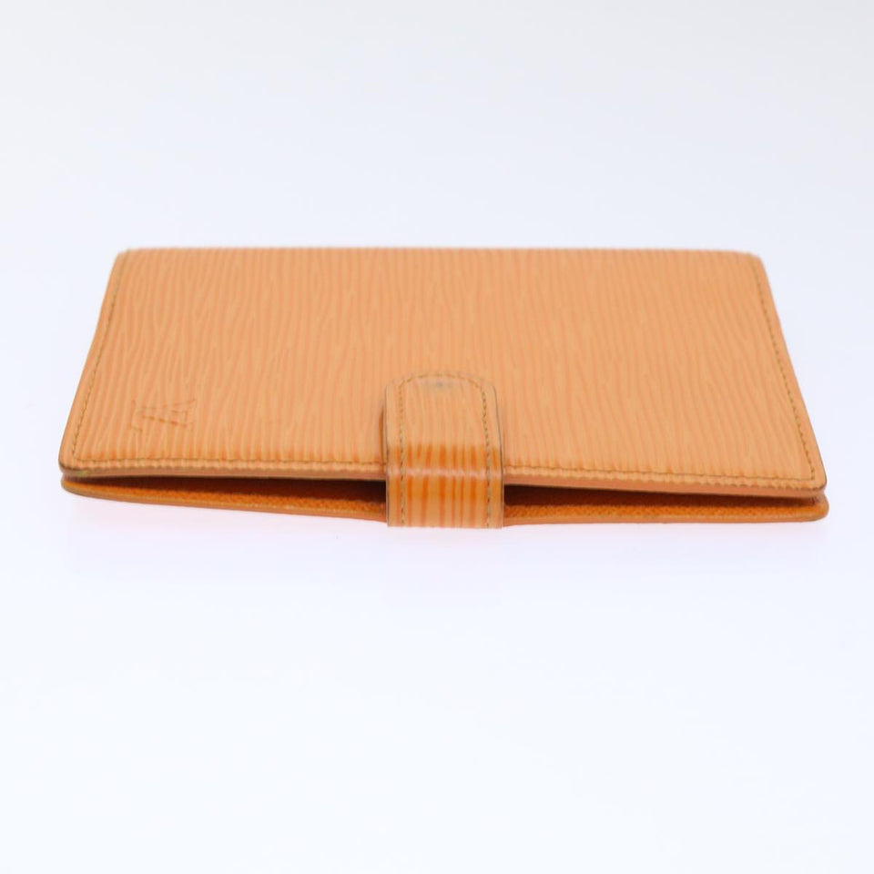 LOUIS VUITTON Epi Agenda PM Day Planner Cover Orange Mandarin R2005H Auth 52886