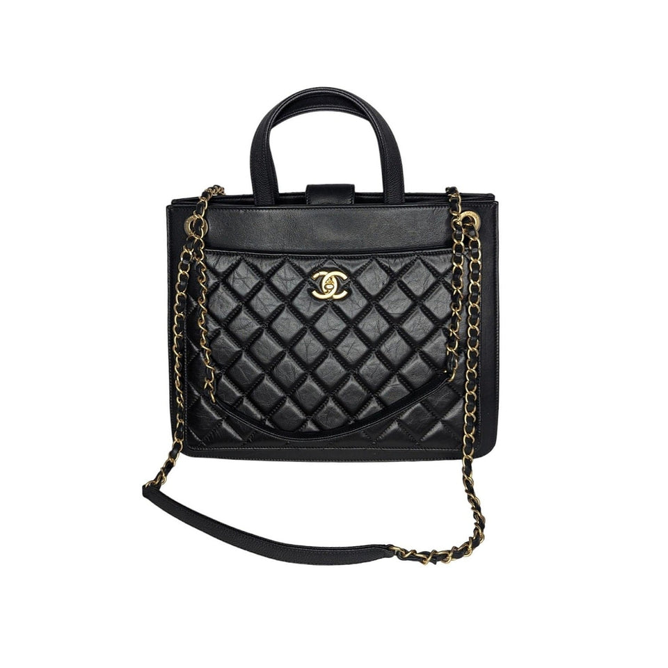 Chanel bag 2019 CC Turn Lock Shopper Tote