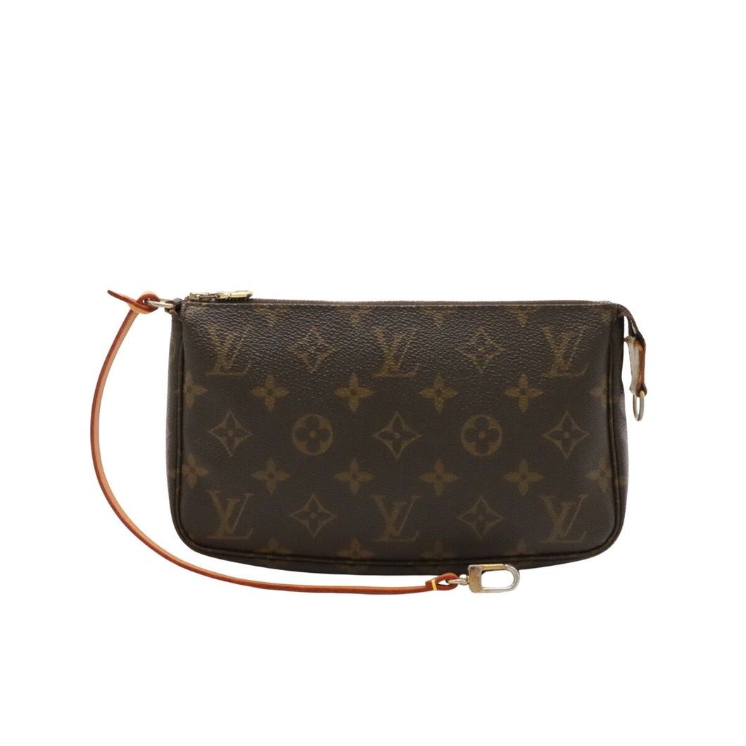 Louis Vuitton Pochette Accessoires  Canvas Clutch Bag