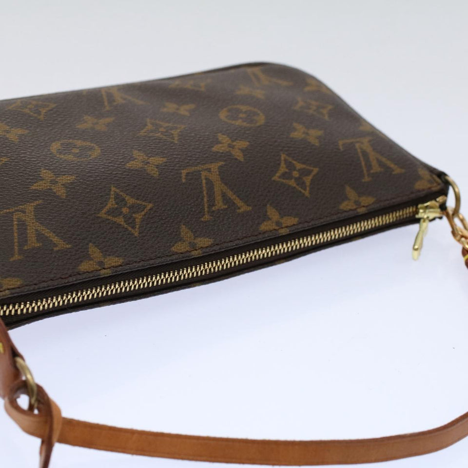 Louis Vuitton Pochette Accessoire  Canvas Clutch Bag