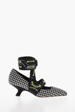 Dior Houndstooth Fabric Pumps With Trek Strap 5Cm