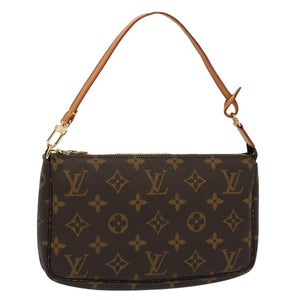 Louis Vuitton Pochette Accessoire  Canvas Clutch Bag
