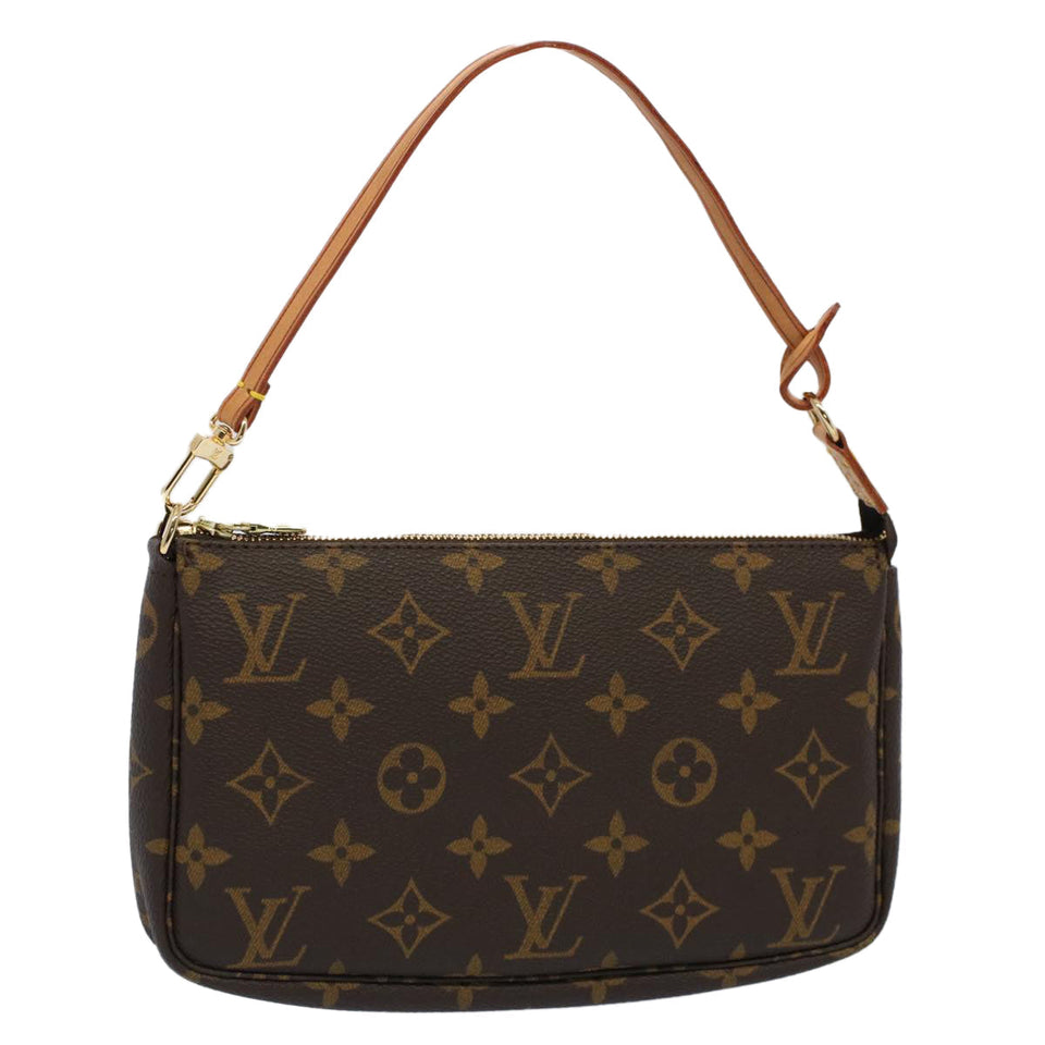 Louis Vuitton Pochette Accessoire  Canvas Clutch Bag