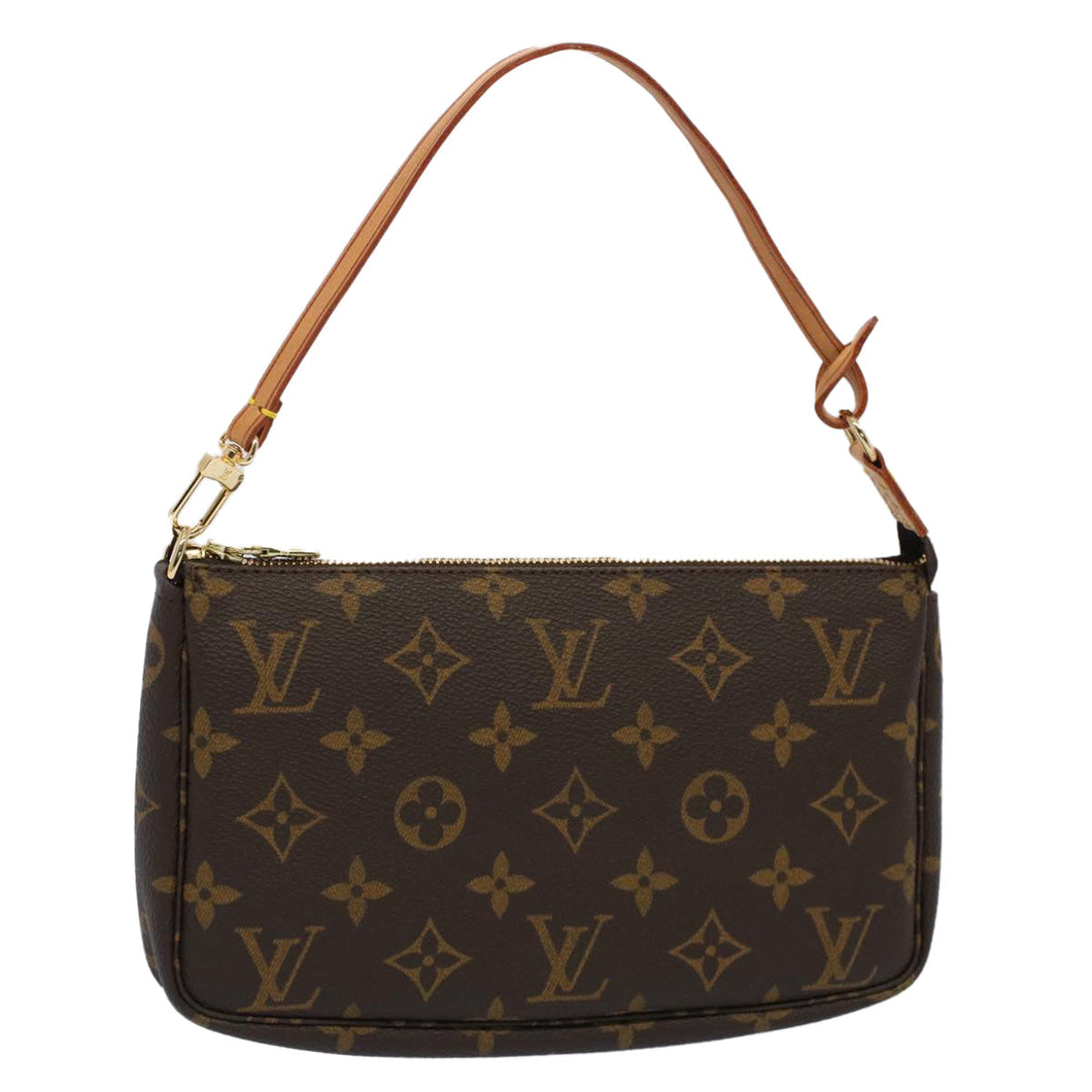 Louis Vuitton Pochette Accessoire  Canvas Clutch Bag
