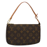 Louis Vuitton Pochette Accessoire  Canvas Clutch Bag