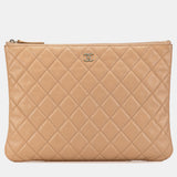 Medium Quilted Caviar O Case Clutch