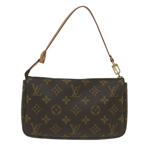 Louis Vuitton Pochette Accessoire  Canvas Clutch Bag