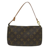 Louis Vuitton Pochette Accessoire  Canvas Clutch Bag
