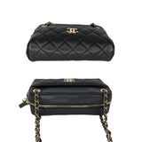 Chanel bags Black Caviar Quilted Small In & Out Camera Case