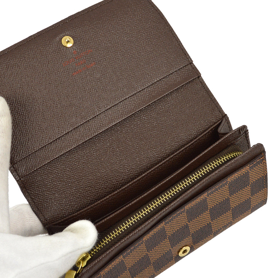 Louis Vuitton Damier Porte Monnaie Billets Tresor Wallet N61736