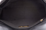 Chanel 19 Black Multicolor Printed Fabric &  Lambskin Handbag