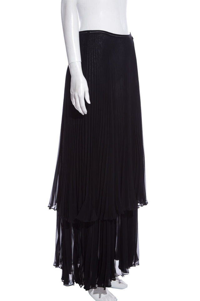 Chanel Cruise '02  Black 2 PC Skirt SZ 40