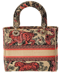 Dior Lady D-Lite Medium Canvas Tote