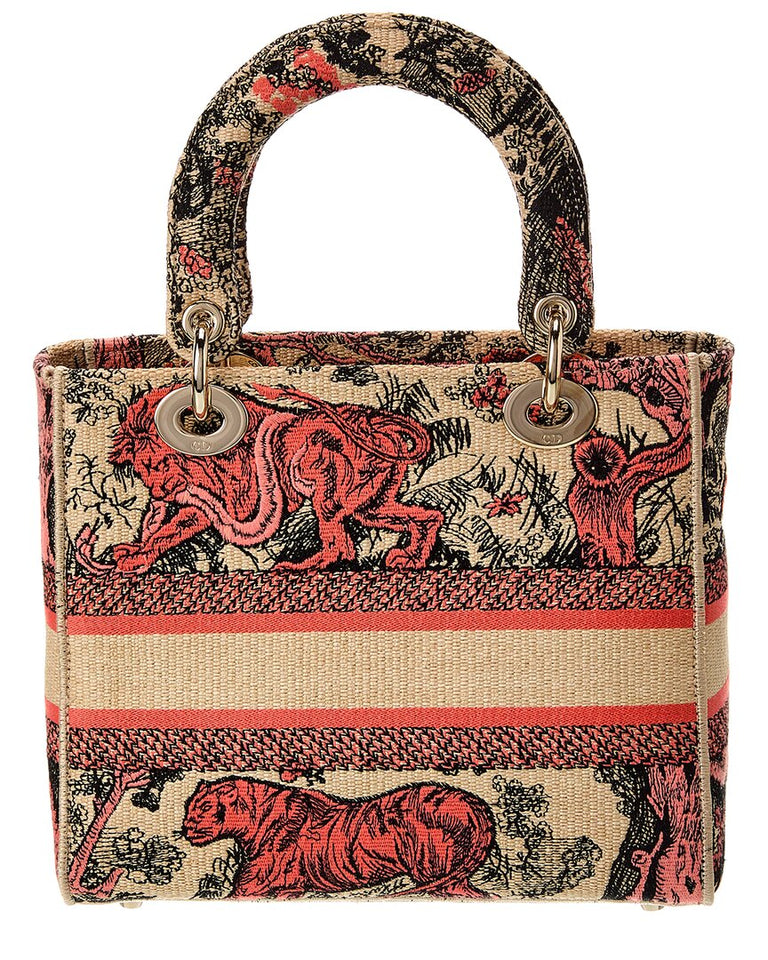 Dior Lady D-Lite Medium Canvas Tote