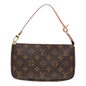 Louis Vuitton Pochette Accessoire  Canvas Clutch Bag