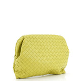 Frame Clutch Intrecciato Leather Large