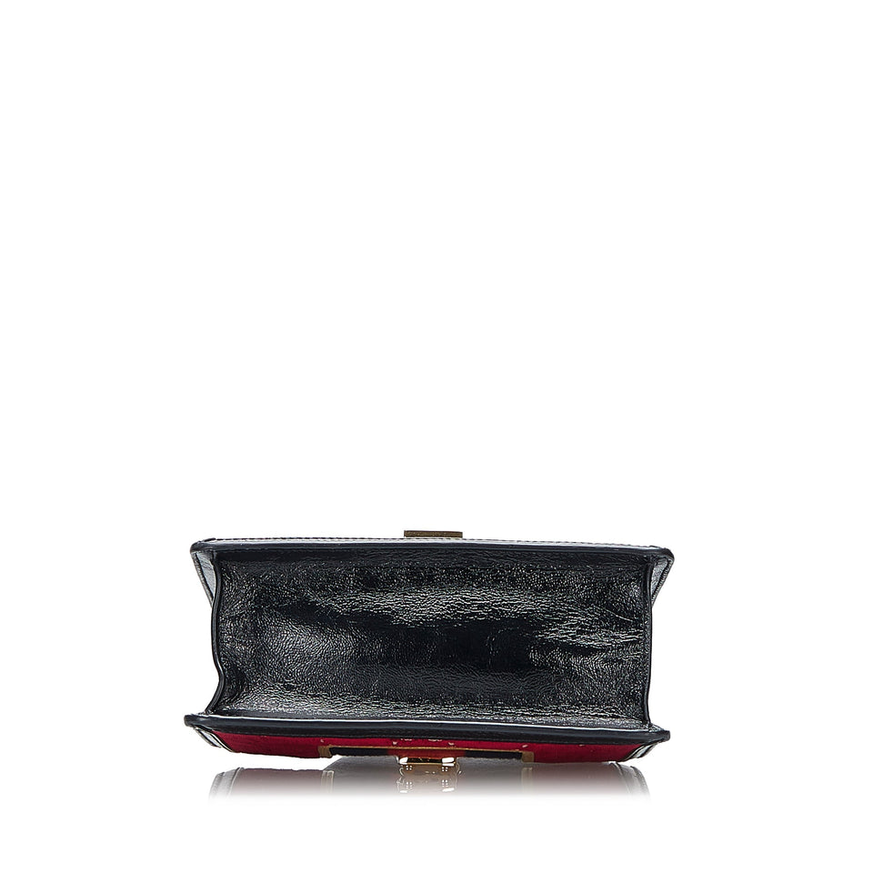 Gucci Sylvie Mini Red Velvet