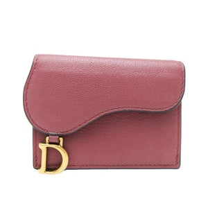 Dior Saddle  Leather Wallet