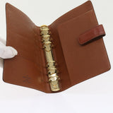 LOUIS VUITTON Epi Agenda MM Day Planner Cover Brown R20043 LV Auth 54212