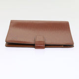 LOUIS VUITTON Epi Agenda MM Day Planner Cover Brown R20043 LV Auth 54212