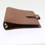 LOUIS VUITTON Epi Agenda MM Day Planner Cover Brown R20043 LV Auth 54212