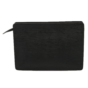 Louis Vuitton Epi Pochette Homme Clutch Bag Black Noir