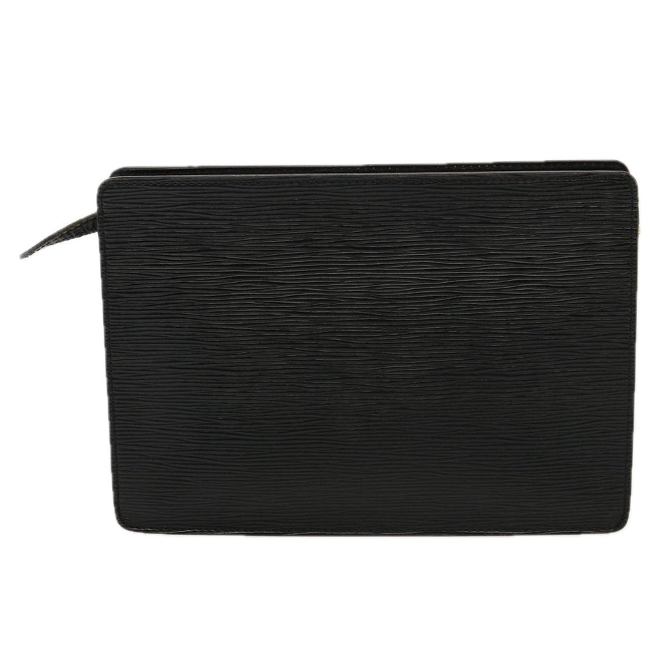 Louis Vuitton Epi Pochette Homme Clutch Bag Black Noir