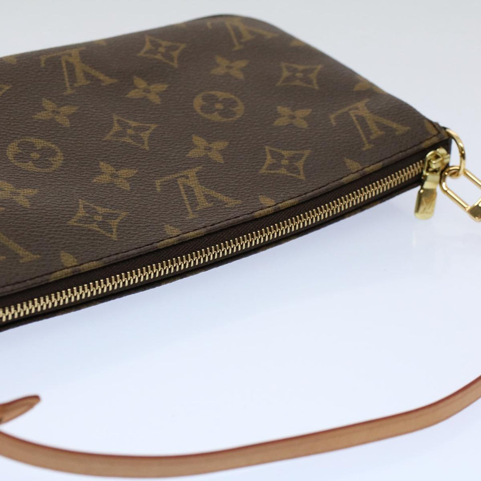 Louis Vuitton Pochette Accessoire  Canvas Clutch Bag