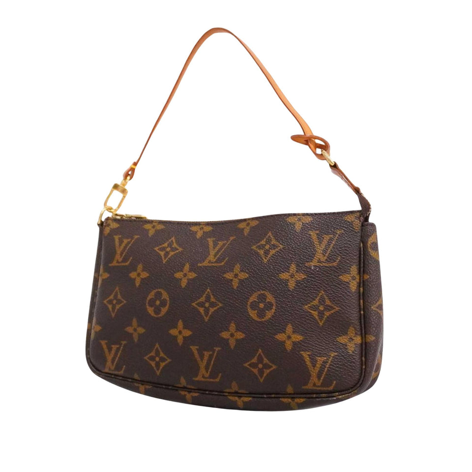 Louis Vuitton Pochette Accessoires  Canvas Clutch Bag