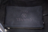 Chanel 2022 Navy Deauville Shopping Tote Handbag