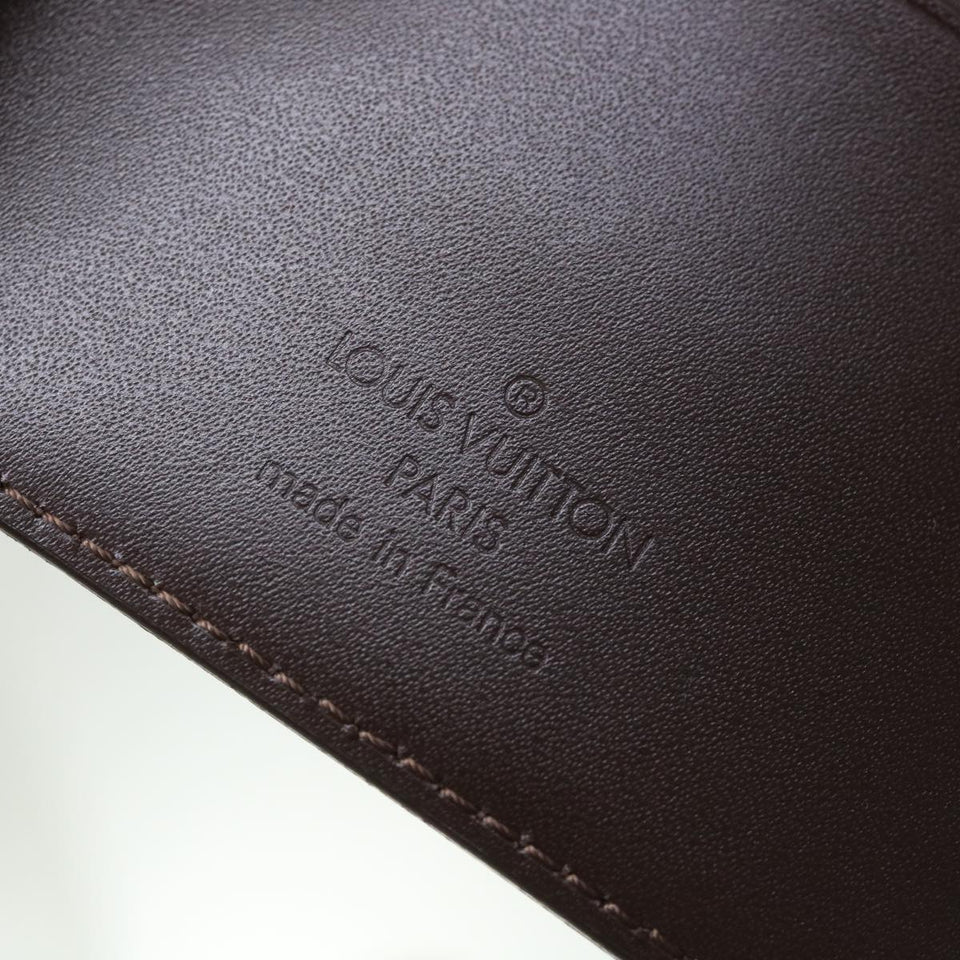 LOUIS VUITTON Epi Agenda MM Day Planner Cover Mocha R2004D LV Auth 55090