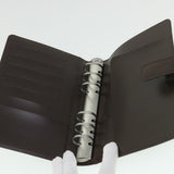 LOUIS VUITTON Epi Agenda MM Day Planner Cover Mocha R2004D LV Auth 55090