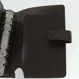 LOUIS VUITTON Epi Agenda MM Day Planner Cover Mocha R2004D LV Auth 55090