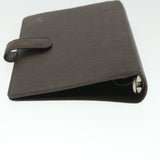 LOUIS VUITTON Epi Agenda MM Day Planner Cover Mocha R2004D LV Auth 55090