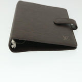 LOUIS VUITTON Epi Agenda MM Day Planner Cover Mocha R2004D LV Auth 55090