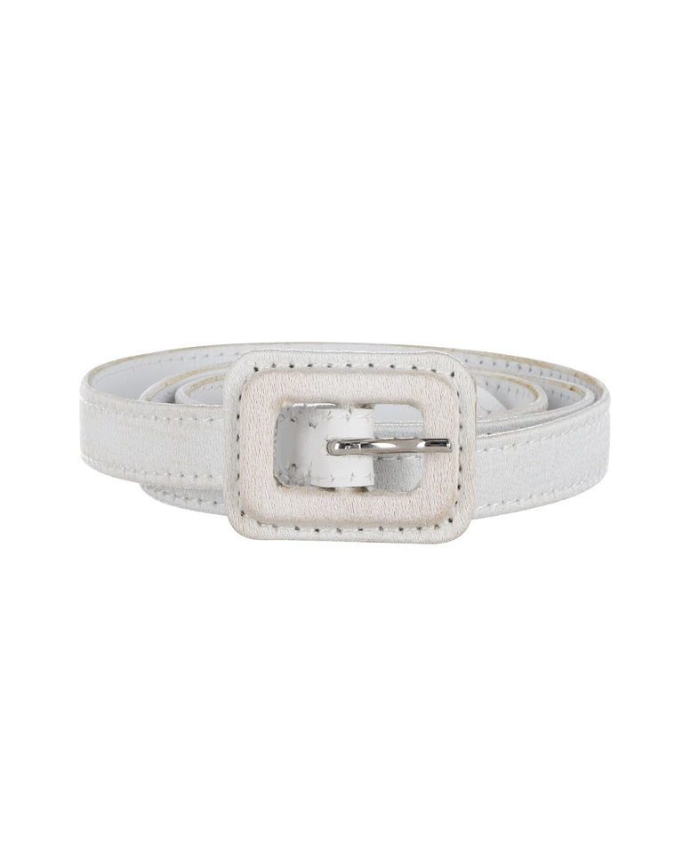 Dior Belt in White Leather