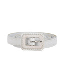 Dior Belt in White Leather