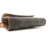 Louis Vuitton Pochette Florentine  Canvas Clutch Bag