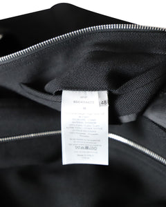 Dior Zipped Jacket in Black Virgin Wool