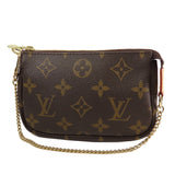 Brown Louis Vuitton Monogram Mini Pochette Accessoires Handbag
