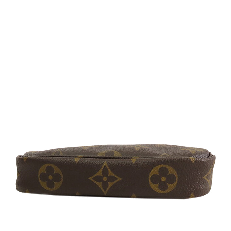 Brown Louis Vuitton Monogram Mini Pochette Accessoires Handbag