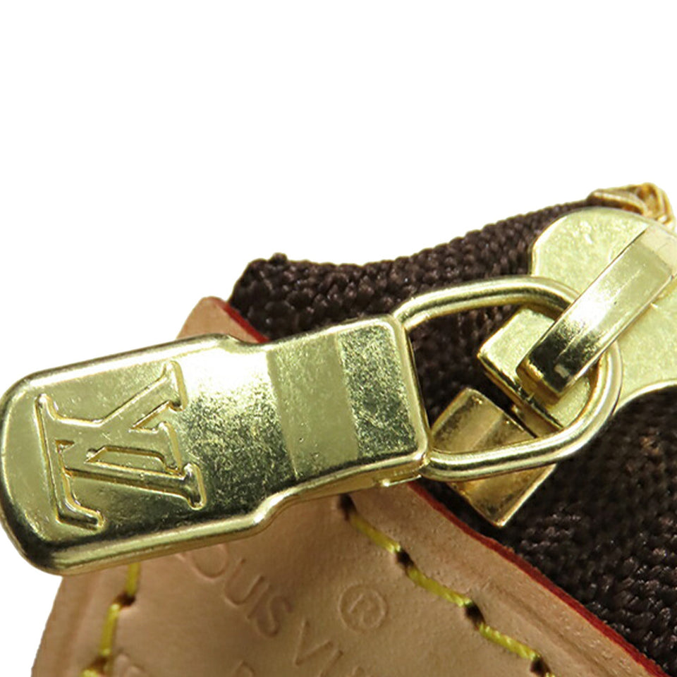Brown Louis Vuitton Monogram Mini Pochette Accessoires Handbag