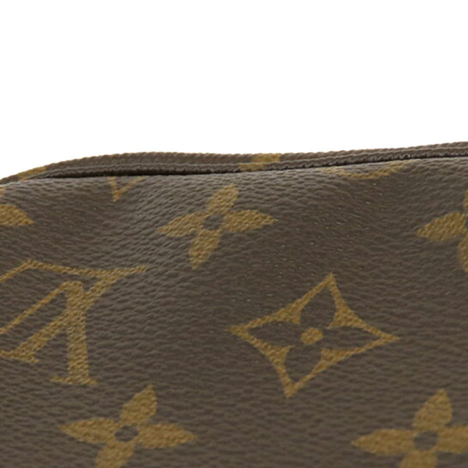 Brown Louis Vuitton Monogram Mini Pochette Accessoires Handbag