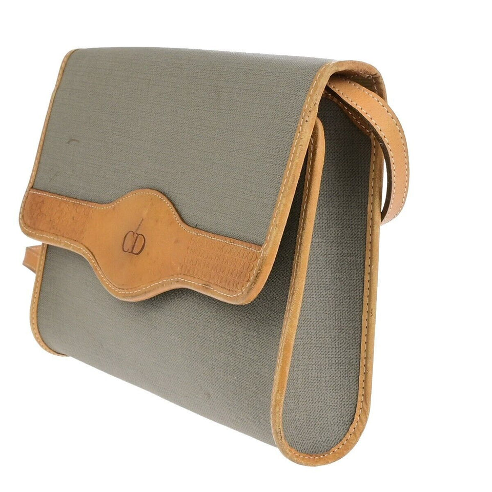 Dior Cd  Canvas Shoulder Bag