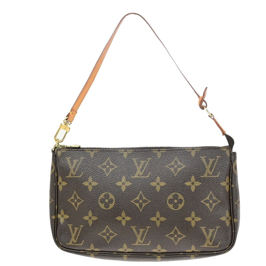 Louis Vuitton Pochette Accessoires  Canvas Clutch Bag