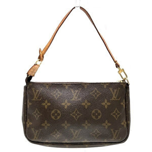 Louis Vuitton Pochette Accessoire  Canvas Clutch Bag