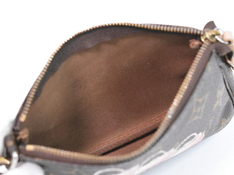 Louis Vuitton Pochette  Canvas Clutch Bag